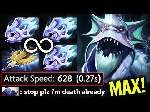 WTF META x3 Moon Shard Infinite Bash - Solo Mid Slardar Carry Dota 2