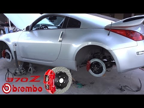 Installing 370Z Akebono BBK on to a 350Z!!!