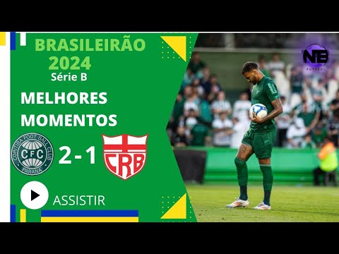 CURITIBA 2 X 1 CRB| MELHORES MOMENTOS |34ª RODADA BRASILEIRÃO SÉRIE B.