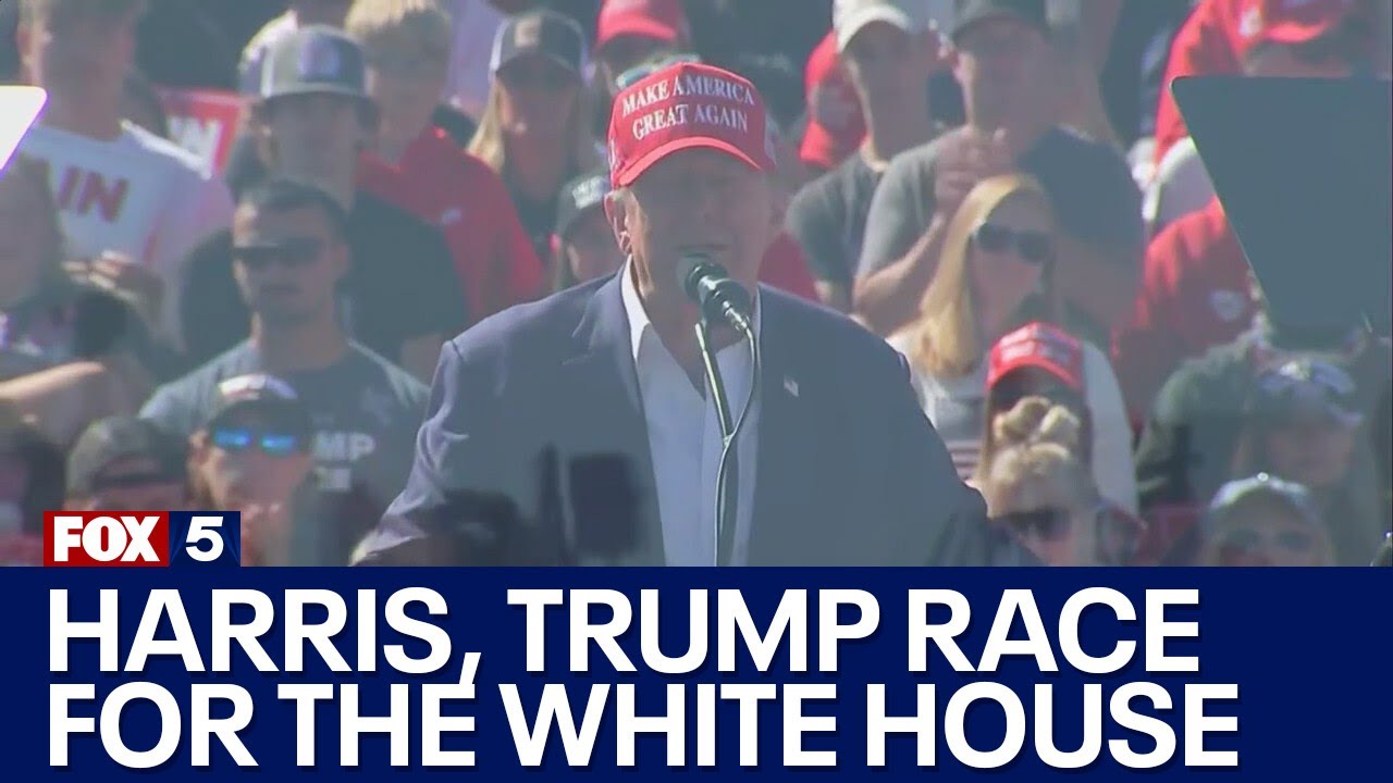 Harris, Trump race for the White House