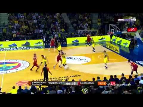Fenerbahçe-Galatasaray Odeabank: 85-80 (Geniş Maç Özeti) (.) 26(.)01(.)2017