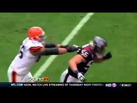 Brian Cushing Headbutt Fail