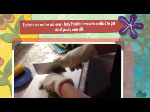 Easiest corn on the cob ever -  favourite method to get rid of pesky corn silk Tip 8 of 365 Tips
