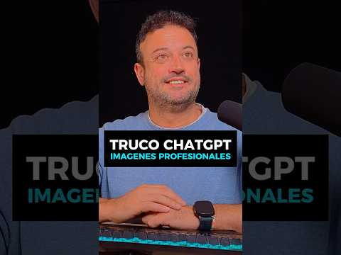 TRUCO CHATGPT IMAGENES PROFESIONALES#ia #ai #chatgpt #bigdata #data #bilbao #prompting