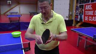 Table Tennis Grip, from Forehand to Backhand Grip
