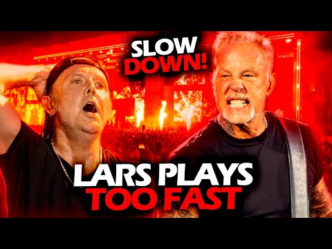 JAMES HETFIELD GETS ANGRY WHEN LARS ULRICH PLAYS TOO FAST LIVE (2024) #METALLICA