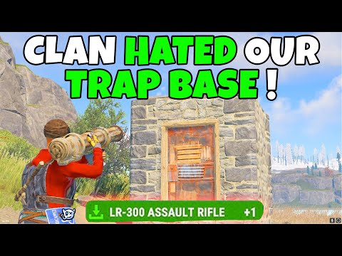 RUST | CLAN HATED OUR TRAP BASE SO MUCH THEY HAD TO RAID US!