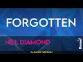 Forgotten - Neil Diamond (KARAOKE)
