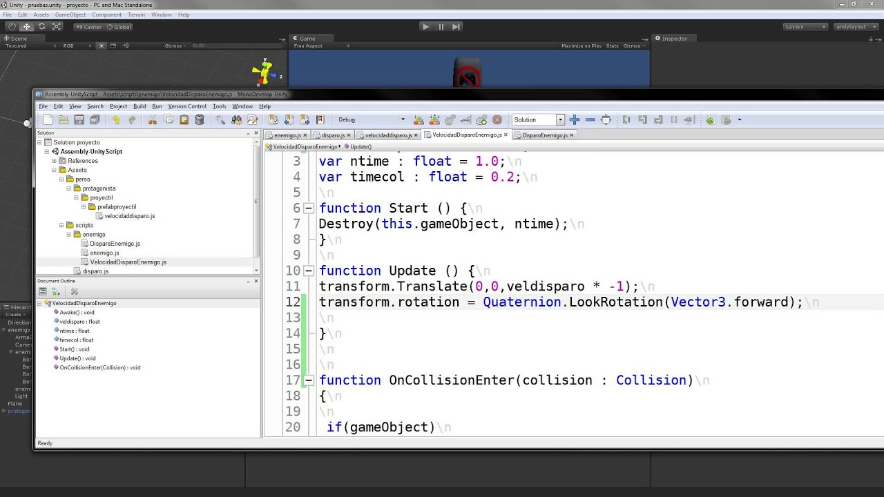 10 Curso Unity Unity Script 3
