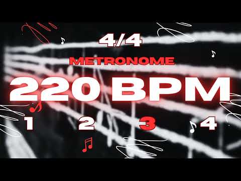 220 BPM - 4/4 Metronome
