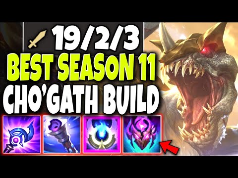 Riot is absolute mad with these Season 11 Cho'God Item changes 🔥 LoL Cho'Gath Preseason s11 Gameplay
