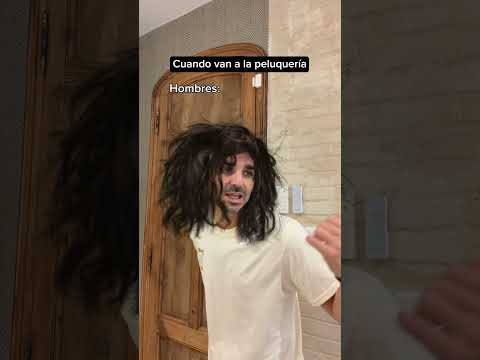 Cuando van a la peluquería: Hombres vs mujeres ✂️ #shorts