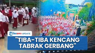 Saksi Mata Ungkap Mobil Van Seruduk Puluhan Siswa SD Kalibaru: Tiba-tiba Kencang Tabrak Gerbang