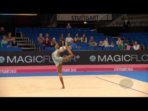 BOAL Elyane (CPV) – 2015 Rhythmic Worlds, Stuttgart (GER), Qualifications Ball