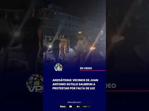 Protesta en Anzoátegui por falta de electricidad