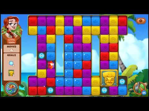 Lost Island Blast Adventure Level 1164 - NO BOOSTERS 🏝️ | SKILLGAMING ✔️