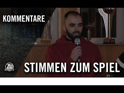 Die Stimmen zum Spiel | Spvgg Erkenschwick - DJK TuS Hordel (16. Spieltag, Westfalenliga 2)