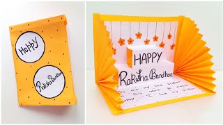 How To Make Raksha Bandhan Card ? • Rakhi Greeting Card Idea 2023 • Handmade Card For Raksha Bandhan