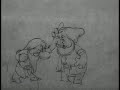 RARE Snow White And The Seven Dwarfs Deleted Animated Scene The Bedroom Argument