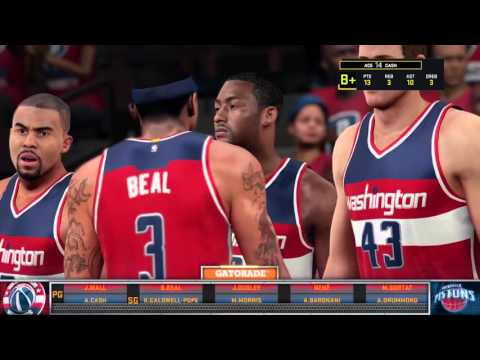 2k16 Playoffs R1 G1 Vs. Wizards