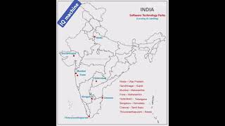 Software Technology Parks: Map Work - Manufacturing Industries | Class 10 Chapter 6  #board #cbse#10