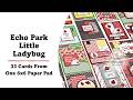 Echo Park | Little Ladybug | 33 Cards From One 6x6 Paper Pad