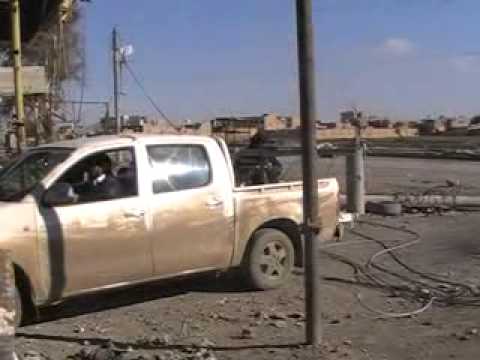 استهداف حاجز السياسية في مدينة دير الزور من قبل لواء الأحواز بالاشتراك مع لواء القادسية