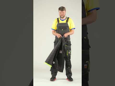 Полукомбинезон рабочий утепленный SteelUZ 4S GREY (рост 176 см) спецодежда - фото 2 - id-p1683276909