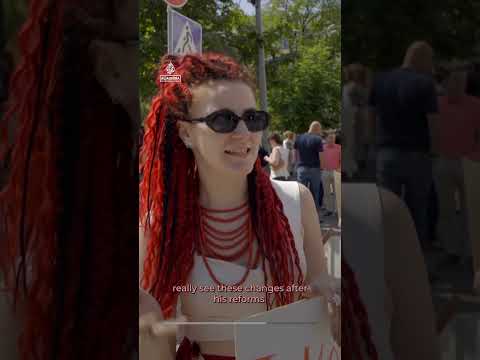 Rare protests in Kyiv over dismissal of defence minister | AJ Shorts