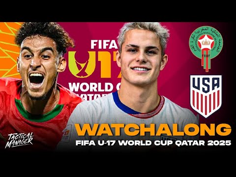 USA U-17 vs Morocco U-17 live watchalong | U-17 FIFA World Cup