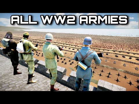 UNITED WW2 ARMY VS 4,000,000 EVIL ARMY | Ultimate Epic Battle Simulator 2 | UEBS 2