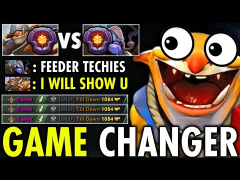 IMPOSSIBLE Winning!! When Feeder Techies Change the Game vs Master Tier Tinker | Techies Official