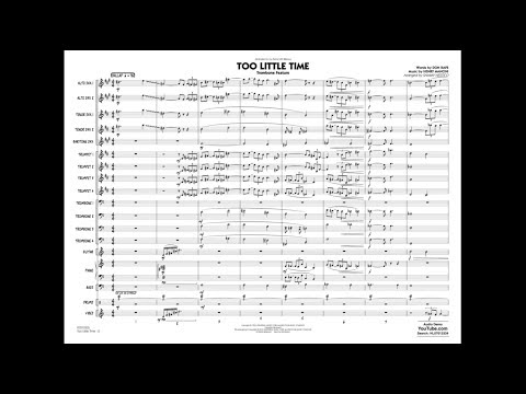Too Little Time arranged by Sammy Nestico