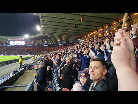 Bonny Banks of Loch Lomond at Hampden Scotland Vs Denmark Mon 15 November 2021