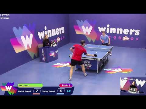WINners CUP table 2  13.01  Maliuk Sergei - Chugai Sergei 21:30
