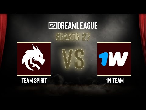 Dota2 - Team Spirit vs 1w Team - DreamLeague Season 27 - Group Stage