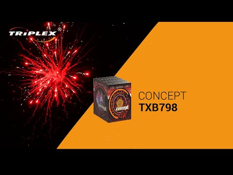 FAJERWERKI TXB798 25S 0,8'' BATERIA CONCEPT F2 TRIPLEX FIREWORKS