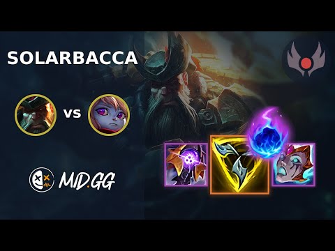 MID.GG: [ solarbacca ] Gangplank TOP vs Poppy | NA GRANDMASTER | LOL Season 2025