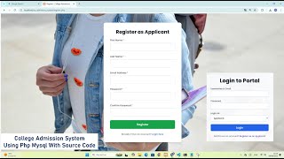Build a College Admission Management System Using Php and Mysql