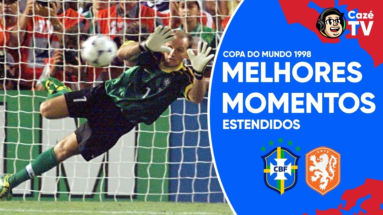 BRASIL 1 (4) X (2) 1 HOLANDA | MELHORES MOMENTOS ESTENDIDOS | JOGOS HISTÓRICOS DA COPA DO MUNDO