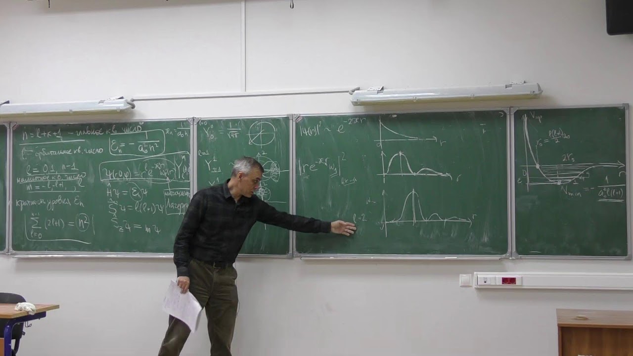 Математические основы квантовой механики. Занятие 19. Пятов П.Н., Сапонов П.А.