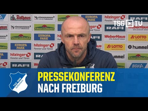 Die Pressekonferenz nach dem Bundesligaspiel beim SC Freiburg