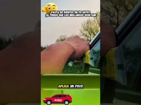 ¿Pasta de dientes en tu auto? 🪥 ¡El truco que los mecánicos ocultan!