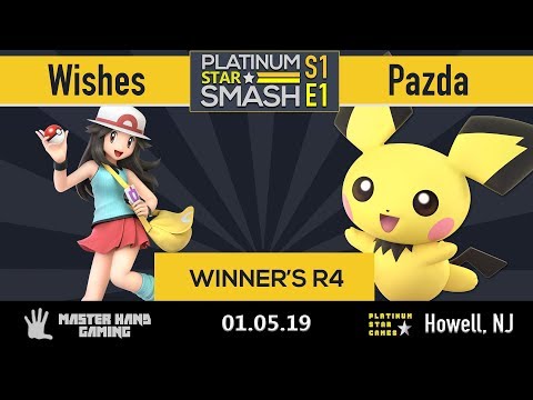 Platinum Star Smash S1E1 - Wishes (Pokemon Trainer) vs Pazda (Pichu) - Winner's R4