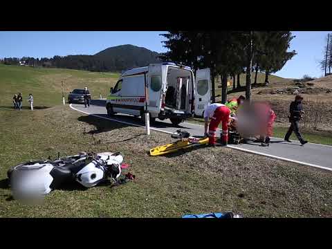 Motorradunfall in Übersaxen