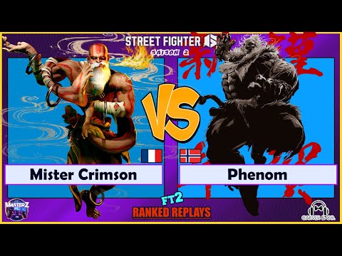 Street Fighter - 6 Mister Crimson (dhalsim) VS Phenom (akuma) *** Masterz TV