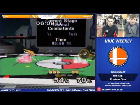 [Smashing Illini Weekly] Slop (Fox) vs. Blendtec (Peach) SSBM Losers Finals