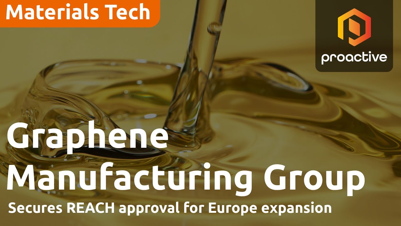 Graphene Manufacturing Group secures REACH registration in Europe, launches GMG SPRAY ACADEMY