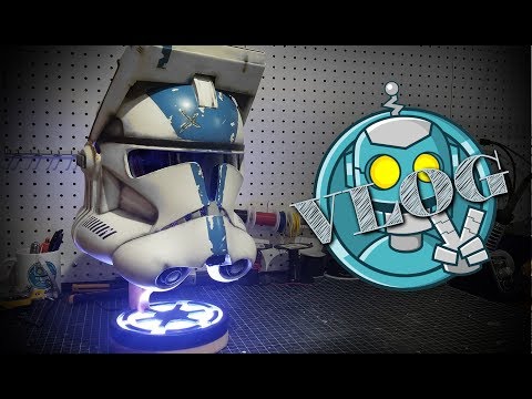 Vlog #004 - Clone Trooper Helmet Stand - Star Wars The Clone Wars