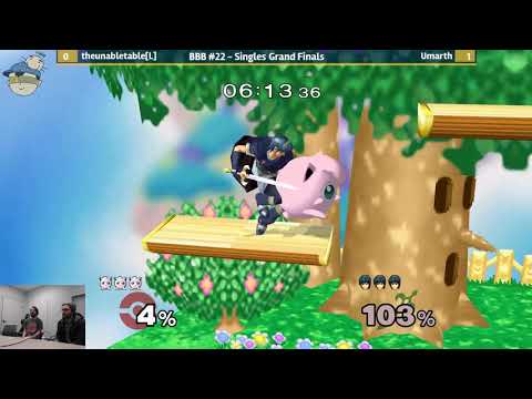 Berkeley Biweekly Battles #22 - Melee Singles Grand Finals - Umarth vs theunabletable